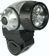 Фонарик на 7 светодиодов с креплением на руль велосипеда