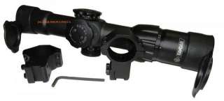 Прицел 1-4х24Е KANDAR (30 мм, крест, 2 цвета, крепление К-02)