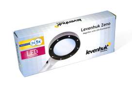 Лупа Levenhuk Zeno 500, 3,5x, 56 мм, 8 LED, металл