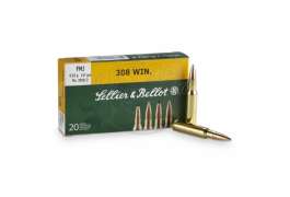 Патрон Sellier&Bellot k.308 Win FMJ 147 gr