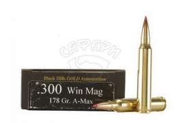 Патрон Black Hills Gold .300WinMag Hornady A-max , 11,53 гр