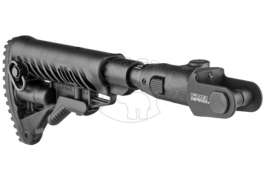 Приклад M4 складаний з амортизатором Fab Defense до АКМС