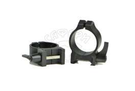 Кільця Warne Quick Detach Ring 30мм низькі швидкоз'ємні
