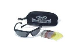 Тактичні окуляри для мотоциклістів Global Vision C2000 KIT з комплектом лінз