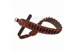 Патронташ шкіряний Artipel кал.12 на 26 відділень Brown