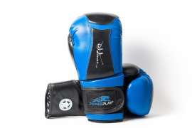 Боксерские перчатки PowerPlay 3020 Platinum Series Blue
