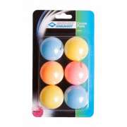 Мячики настольного тенниса Donic-Schildkrot COLOR 6шт
