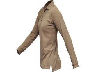 Футболка-поло тактическая женская дл.рукав "Vertx" (серый)