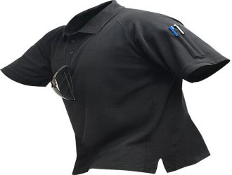 Футболка-поло тактическая мужская "Vertx" (черный)