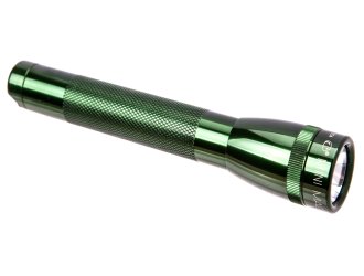 MINI MAGLITE AA фонарик и 2 батарейки в под.кор.(т.зел.)уценка