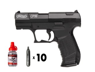 Акция:412.00.00 Umarex Walther CP99 + 4.1927 Пульки Umarex Cobra Gen2 0,4 + 02318 Баллон СО2 (10шт.)