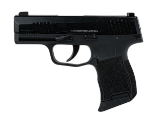 Пистолет сигнальный Aksa Arms AK21 CC-01 cal.9 PAK (Sig Sauer P365) черный