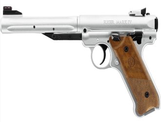Пневматический пистолет Umarex Ruger Mark IV Stainless кал.4,5 мм