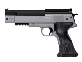 Пневматический пистолет HW 45 Silver Star  кал. 4,5