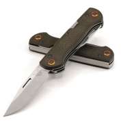 Нож Benchmade "Weekender", 2 клинка, олива