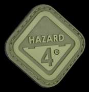 Нашивка на липучці Hazard 4 Diamond Shape "Hazard 4", OD зелена