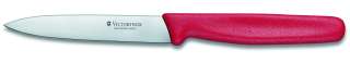 Нож кухонный Victorinox Standart 10см, красный нейлон