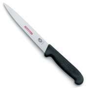 Нож кухонный филейный Victorinox Fibrox 18 см, черный