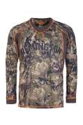 Футболка длинный рукав Fit Shirt Green Forest "Remington"