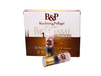 Картечь B&P BIG GAME PALLETTONI  (12P)  к.12/20/70 №11/0, 10/100шт 45гр Картечь B&P BIG GAME PALLETTONI  (12P)  к.12/20/70 №11/0, 10/100шт 45гр