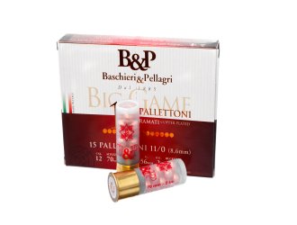 Картечь B&P BIG GAME PALLETTONI  (15P)  к.12/20/70 №11/0, 10/100шт 56гр Картечь B&P BIG GAME PALLETTONI  (15P)  к.12/20/70 №11/0, 10/100шт 56гр