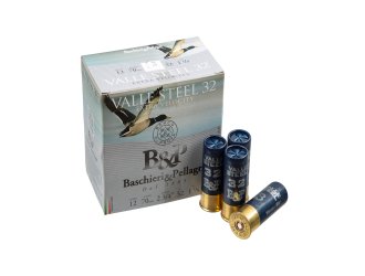 Патрон охотничий B&P VALLE STEEL  (стальная дробь) к.12/16/70  №5, 25/250шт 32гр