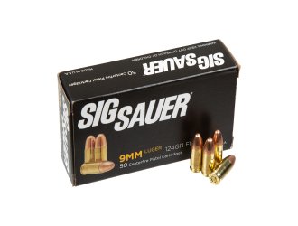 Патрон нарезной Sig Sauer 9х19 Luger Elite Ball FMJ 124Gr (8,07 г)