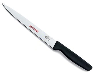 Нож кухонный филейный Victorinox Fibrox 20 см, черный