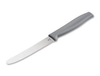 Серрейторный кухонный нож Boker Sandwich Knife, серый