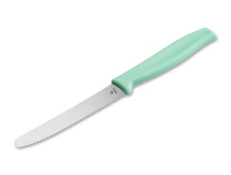 Серрейторный кухонный нож Boker Sandwich Knife, мятный