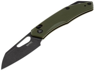 Нож SRM Cub 261M-GP, 154CM, G10, олива