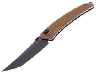 Нож SRM 9211-GW, 8Cr13MOV, G10, черно-песочный