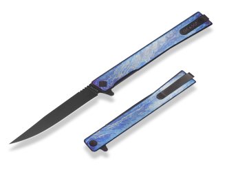 Нож Ocaso "Solstice", Anodized titanium, Black