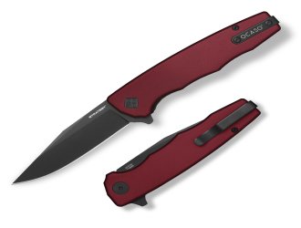 Нож Ocaso "Strategy", Red Aluminum, Black