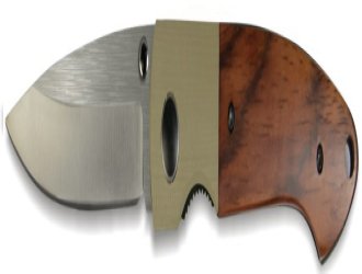 46002/GCW Нож Maserin Explorer, D2, G10 + орех