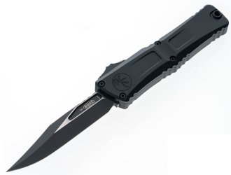 Нож Microtech Combat Troodon Gen III OTF, bowie tactical, черный