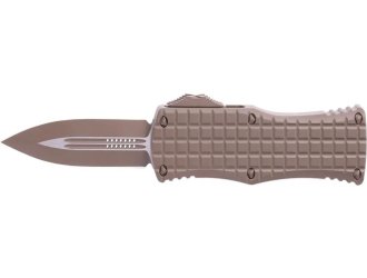 Нож Microtech Hera D/E OTF signature, frag, cerakote, chocolate brown