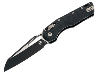 Нож Microtech MSI SE, fluted black, G10, черный