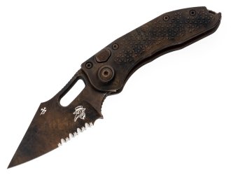 Нож Microtech Stitch Auto S/E полусеррейтор Plague Outbreak Signature Series