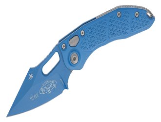 Нож Microtech Stitch S/E Standard Cerakote blue bead blast hardware