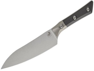 Универсальный кухонный нож Microtech Utility 6" Black G-10 с больстером