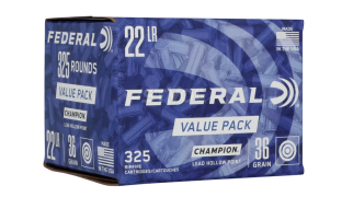 Патрон нарізний Federal 22LR, Lead HP, 36GR (2,33 г)