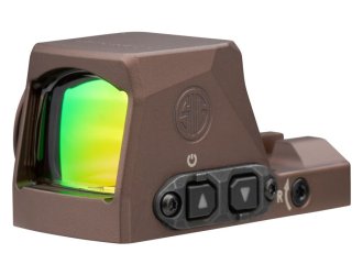SORX1002 Прицел коллиматорный Sig Optics ROMEO-X PRO FOOTPRINT, OPEN, 2 MOA DOT&32 MOA CIRCLE, FDE