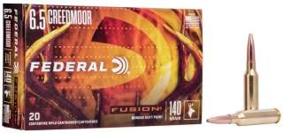 Патрон нарізний Federal Fusion 6.5 CREEDMOOR, SP, 140GR (9,1 г)