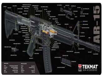 Килимок настольний Tekmat AR-15 Cut Away 31х91 см