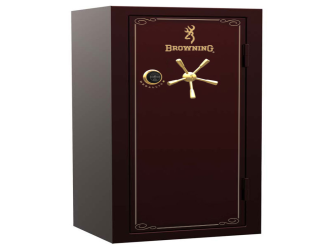 Сейф BROWNING "Medallion" 153x82x66 багровый двухцв., зол. ручки,эл замок, Buck/Doe