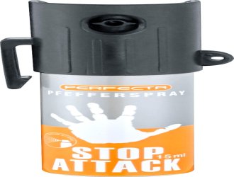 Аэрозольный газовый перцовый баллончик с клипсой Umarex Perfecta Stop Attack 10%, 15 мл