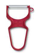 Овочечистка Victorinox RAPID, червона, гладка одностороння РК