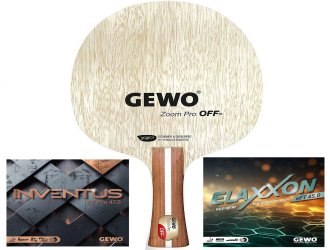 Ракетка для настільного тенісу Gewo Zoom Pro OFF-, Inventus XT Pro 47.5+Elaxxon 45.0, ST (1163800003)
